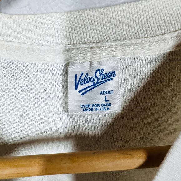 Vintage Disney Mickey Mouse Velva Sheen T Shirt Short Sleeve Childress - L - Picture 5 of 5